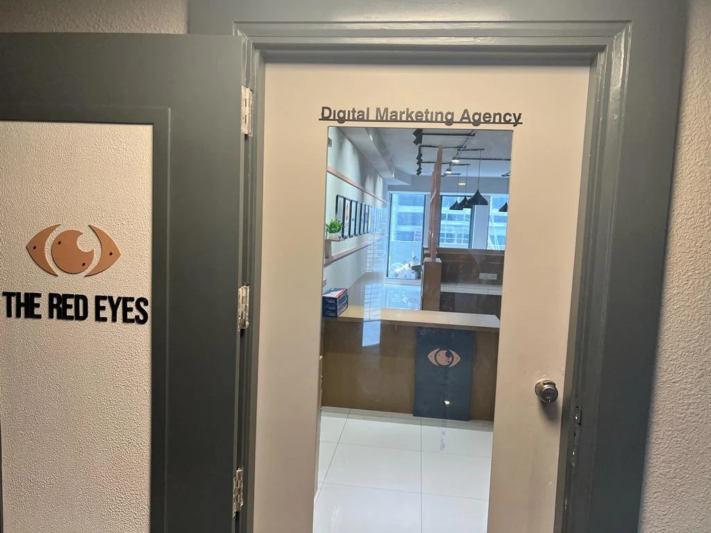 The Red Eyes Digital Marketing agency Office Entrance Image